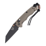 Benchmade 290BK-1 Full Immunity AXIS, 2.49" CPM-M4 Cobalt Black Wharncliffe Blade, Flat Dark Earth Billet Aluminum Handle - 610953206543 Benchmade 290BK-1 Full Immunity AXIS, 2.49" CPM-M4 Cobalt Black Wharncliffe Blade, Flat Dark Earth Billet Aluminum Handle - 610953206543