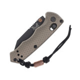 Benchmade 290BK-1 Full Immunity AXIS, 2.49" CPM-M4 Cobalt Black Wharncliffe Blade, Flat Dark Earth Billet Aluminum Handle - 610953206543 Benchmade 290BK-1 Full Immunity AXIS, 2.49" CPM-M4 Cobalt Black Wharncliffe Blade, Flat Dark Earth Billet Aluminum Handle - 610953206543