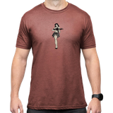 Magpul MAG1117-613, Hula Girl Redrock Heather, Cotton/Polyester, Short Sleeve, 2XL - 840815135869 