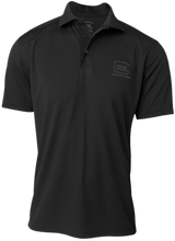 Glock Perfection Polo, Black Polyester Mesh, Short Sleeve, XL - 764503058356 