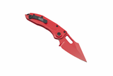 Microtech Stitch A, S/E Blade, Cerakote Red Handle, Standard Edge - 841768188407 