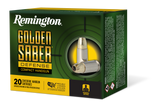 Remington Golden Saber Defense, 9MM Luger, 124gr Brass Jacketed Hollow Point, 20 Rds - 047700489506 