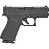 Glock G43X MOS, Factory Rebuilt, Front Rail, 9MM, 3.41" Barrel, Fixed Sights, nPVD Black, 10RD - 764503047886 