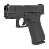 Glock G43X MOS, Factory Rebuilt, Front Rail, 9MM, 3.41" Barrel, Fixed Sights, nPVD Black, 10RD - 764503047886 