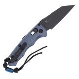 Benchmade 2900BK Auto Immunity, 2.49" CPM-M4 Cobalt Black Wharncliffe Blade, Crater Blue Billet Aluminum Handles - 610953206550 Benchmade 2900BK Auto Immunity, 2.49" CPM-M4 Cobalt Black Wharncliffe Blade, Crater Blue Billet Aluminum Handles - 610953206550