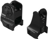 Daniel Defense Fixed Front/Rear Sight Combo, Picatinny Mount, Black Finish 