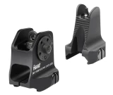 Daniel Defense Fixed Front/Rear Sight Combo, Picatinny Mount, Black Finish 