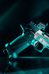 Dark Forge Reaper w/ Trijicon SRO, 9MM, Aluminum Grip, 20 Rds, SRO 