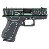 Glock 43X Customized, 9MM, 3.41" Barrel, 10 Rds, Blue Cerakote - 810188101358 Glock 43X Customized, 9MM, 3.41" Barrel, 10 Rds, Blue Cerakote - 810188101358