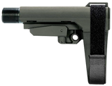 SB Tactical SBA3, Pistol Stabilizing Brace, 5-Position Adjustable, Stealth Gray - 699618783438 