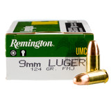 Remington UMC 9MM 124 Grain FMJ - 047700067407 