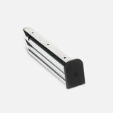 BUL Armory SAS II, Magazine, 28 Rds, Chrome with Black Polymer Basepad - MAGSAS13 