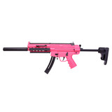 Blue Line GSG-16, .22LR, 16.25" Barrel, 22 Rds, Pink - 689585854415 