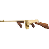 Auto-Ordnance 1927A-1 Deluxe, .45 ACP, 16.5" Barrel, 50 Rds, Titanium Gold Plated - 602686214032 