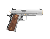 ATI GSG 1911, 22 LR, 5.00" Barrel, 10 Rds, Frost Gray w/Gold Accents - 810113113739 