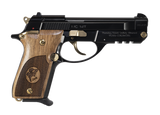 Girsan MC14T, .380 ACP, 4.50" Barrel, 13+1 Rds, Gloss Black w/ Gold - 741566907326 