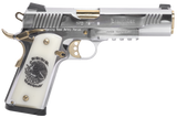 EAA Regard Liberador II, 9MM Luger, 5.00" Barrel, 9+1 Rds, Stainless W/Gold Controls - 741566907180 