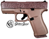 GLOCK 43X MOS, 9MM, 3.41" Barrel, 10 Rds, Rose Gold Glitter - 151550026657 