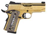 EAA MC1911 SC, 45 ACP, 3.4" Barrel, 6+1 Rds, Gold/Black - 741566907784 