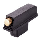 Wilson Combat Snag Free Front Sight, Gold Bead, Black Serrated