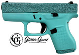 GLOCK 42, .380 ACP, 3.25" Barrel, 6 Rds, Maliblue Glitter - 151550026678 