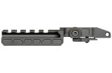 Midwest AK Alpha Mini Dot Mount, Picatinny Rail, Anodized Black - 812102034834 