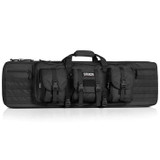 Savior Equipment American Classic, 42" Obsidian Black, Double Rifle Bag - 850603008039 