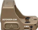 Vortex Defender-CCW, 3 MOA Micro Red Dot, Tan - 843829145824 