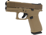 Glock 43X MOS Coyote, 9MM, 3.41" Barrel, 10 Rds, Coyote Finish - 764503066696 