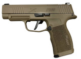SIG Sauer P365XL, 9MM, 3.7" Barrel, 12 Rds, Flat Dark Earth - 789091433699 