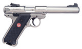 Ruger Mark IV Target, 22 LR, 5.50" Barrel, 10 Rds, Stainless - 736676401031 