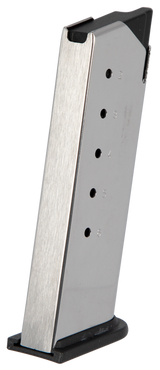 Springfield XD-E Flush Fit Magazine, .45 ACP, 6 Rds, Stainless Steel - 706397914059 