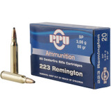 Prvi Partisan 223 REM 55GR SP, 20 Rounds, Brass - 8605003812319 