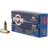 Prvi Partisan 9mm Luger FMJ 124gr, 50 Rds - 8605003813262 