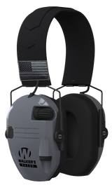 Walkers Razor, Electronic Earmuff, 23 dB, Gray, Polymer - 888151019726 