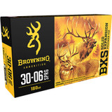 Browning Max Point Rifle Ammunition, .30-06 SPRG, 180gr BXS, 20 Rds, Nickel Plated - 020892224742 
