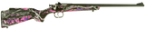 Crickett KSA2160, 22 LR, 16.12" Barrel, 1 Rd, Hydro Dipped Muddy Girl Synthetic Stock - 611613021605 