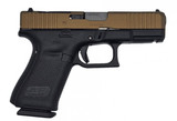 Glock 19 Gen5, 9MM, 4.07" Barrel, 15 Rds, Burnt Bronze Cerakote - 642461987430 