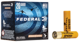 Federal Speed-Shok, 20 Gauge, 3" Barrel, 25 Rds, Steel - 604544628296 
