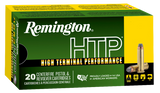 Remington Ammunition 21453 HTP, 45 ACP, 185gr Jacketed Hollow Point, 20 Rds, Brass - 047700497006 
