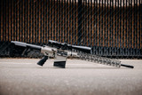 Falkor Defense Petra, .300 Win Mag, 22.00" Barrel, Ambidextrous Billet Receiver, Gray 