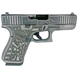 Glock G19 Gen 5, 9MM Luger, 4.02" Barrel, 15 Rds, Custom Patriot Gray - 688099402723 