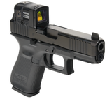 Glock 19 Gen 5 MOS w/ ACRO P-2, 9MM, 4.02" Barrel, 10 Rds, Black DLC - 764503067488 