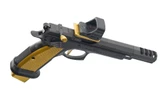 CZ 75 TS Czechmate Open w/ Holosun 507 COMP, 9MM, 26 RDs, 5.23" Compensated Barrel, CZ Custom Tuned, Gold 