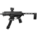 Taran Tactical Innovations Sig Sauer MPX K, 9mm, 4.5" Barrel, 44 Rds, Black - TTIJW3MPXK 