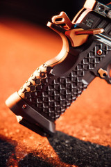 Jacob Grey Nox-9 9mm, 17-Round, 5" Integrally Compensated & Ported Barrel, Black & PVD Canyon Copper, with Trijicon RMR HD 