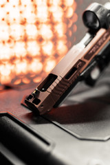 TTI Ballerina Glock 17 Gen 5 Package, 9mm, Compensated, Trijicon SRO, Coyote Bronze Accents - 2264315 