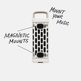 Turtlebox Ranger Bluetooth 5.4 Speaker, Ivory, Rugged, Waterproof and Shockproof - 850024307681 