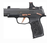 SIG Sauer P365 Rose XL, 9MM, 3.1" Barrel, 12 Rds, Black/Rose Gold - 798681729982 