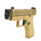 Glock 43X, 9MM, 3.41" Compensated Barrel, 10 Rds, FDE - 757106326427 